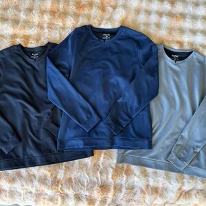 Like New Rhone Spar Notch Neck Sweatshirt Set - Size Large